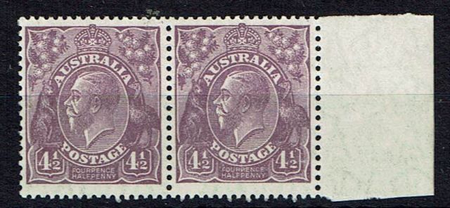 Image of Australia SG 103/102var2 UMM British Commonwealth Stamp